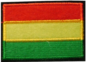  Bolivian flag  Patch
