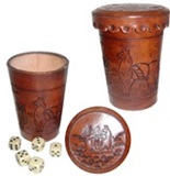 Embossed leather Cacho