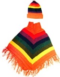 Poncho de Alpaca + Gorro (2 - 3 Aos)