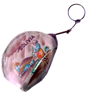 Leather Keyring - Change purse