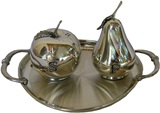 Cruet set + tray