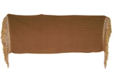 Brown alpaca shawl