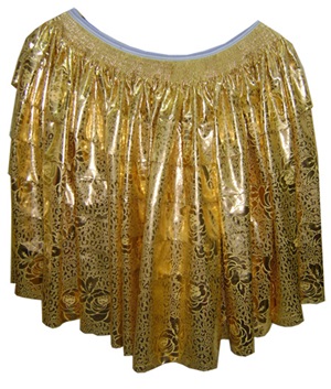 Cholita Skirt - Gold Color