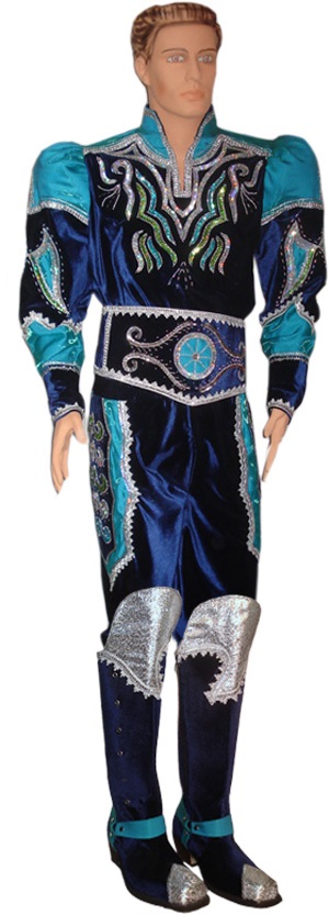 Caporal Costume for Man - Blue