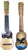 Professional charango carved and painted - Naranjillo