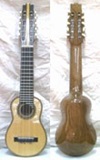 Charango Professionnel en bois de Tago avec incrustations de nacre