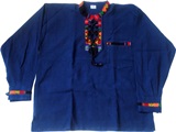 Shirt with awayo - blue