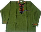 Shirt with awayo - green