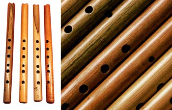 Quena aus Ebenholz