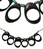 Collier Avant-gardiste en tagua