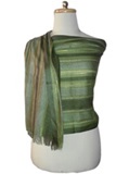 White and green shawl