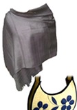 Silk Shawl and Handmade Handbag