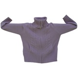 Sweater 100% Alpaca - TESA Model -Purple