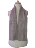 Scarf with pockets - 100% Alpaca