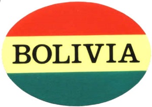 Bolivian Flag Sticker